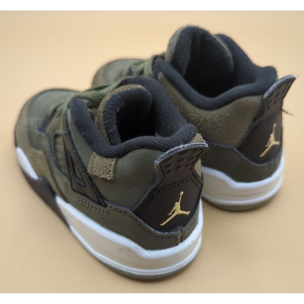 Nike Air Jordan 4 Retro SE Craft Medium Olive TD Size 8C FB9930-200 - Picture 3 of 11
